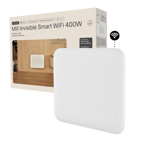 Panelni konvekcijski grelnik Mill Wi-Fi 400W, bel jeklo PA400WIFI4 - slika 5
